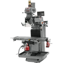 Jet - 54" Long x 12" Wide, 3 Phase Newall DP700 CNC Milling Machine - Variable Speed Pulley Control, NT40 Taper, 5 hp - Top Tool & Supply