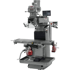 Jet - 54" Long x 12" Wide, 3 Phase Newall DP700 CNC Milling Machine - Variable Speed Pulley Control, NT40 Taper, 5 hp - Top Tool & Supply