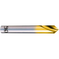 OSG - 3mm Body Diam, 90°, 48mm OAL, High Speed Steel Spotting Drill - Top Tool & Supply