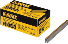 DeWALT - 9/16" Long x 0.0375" Wide, 20 Gauge Crowned Construction Staple - Steel, Galvanized Finish - Top Tool & Supply