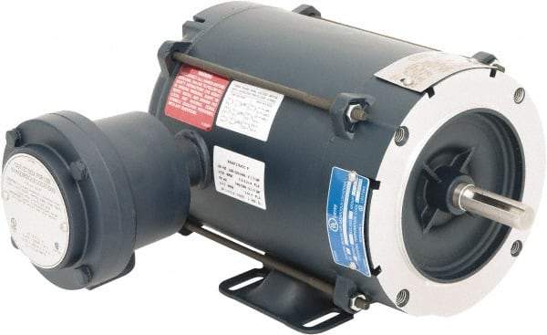 Leeson - 1/3 hp 1,800 Max RPM Explosion Proof Motor - 56C NEMA Frame, 230/460 Volts, 76% Efficiency at Full Load - Top Tool & Supply