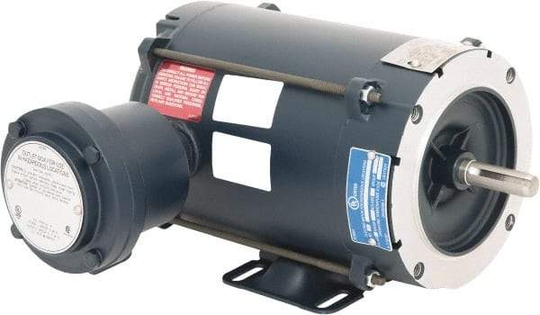 Leeson - 1/2 hp 1,800 Max RPM Explosion Proof Motor - 56C NEMA Frame, 230/460 Volts, 75% Efficiency at Full Load - Top Tool & Supply