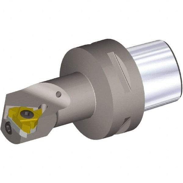 Kennametal - Insert Style LT16NR, 90mm Head Length, Right Hand Cut, Internal Modular Threading Cutting Unit Head - System Size PSC63, 22mm Center to Cutting Edge, Series PSC - Top Tool & Supply