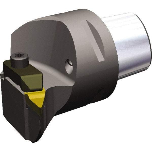 Kennametal - Right Hand Cut, Size PSC50, VC.. 1604 & VP..332 Insert Compatiblity, Internal Modular Turning & Profiling Cutting Unit Head - 35mm Ctr to Cutting Edge, 52mm Head Length, Through Coolant, Series Top Notch - Top Tool & Supply