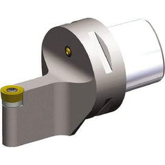 Kennametal - Neutral Cut, Size PSC63, RC.. 10T3M0 Insert Compatiblity, External Modular Turning & Profiling Cutting Unit Head - 5mm Ctr to Cutting Edge, 65mm Head Length, Through Coolant, Series PSC - Top Tool & Supply