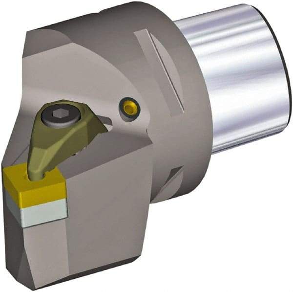 Kennametal - Right Hand Cut, Size PSC50, SN.. 150612 & SN.. 543 Insert Compatiblity, External Modular Turning & Profiling Cutting Unit Head - 27mm Ctr to Cutting Edge, 60mm Head Length, Through Coolant, Series PSC - Top Tool & Supply