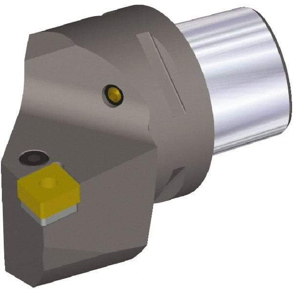 Kennametal - Left Hand Cut, Size PSC50, CN.. 432 & CN..120408 Insert Compatiblity, External Modular Turning & Profiling Cutting Unit Head - 35mm Ctr to Cutting Edge, 60mm Head Length, Through Coolant, Series PSC - Top Tool & Supply