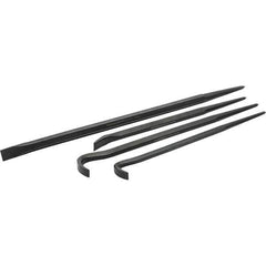 GearWrench - 4 Piece Rolling Head Pry Bar Set - Includes 15, 16, 18 & 24" Lengths - Top Tool & Supply