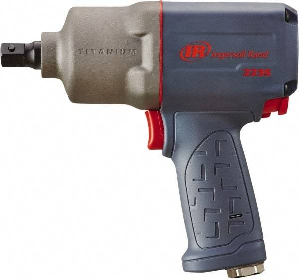 Ingersoll-Rand - 1/2" Drive, 8,500 RPM, 930 Ft/Lb Torque Impact Wrench - Pistol Grip Handle, 1,250 IPM, 6 CFM, 1/4" Inlet - Top Tool & Supply