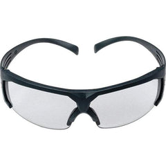 3M - Gray Lenses, Framed Safety Glasses - Anti-Fog, Gray Frame, Size Universal, Wrap Around - Top Tool & Supply