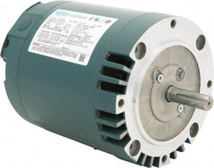 Leeson - 3/4 Max hp, 1,800 Max RPM, Premium Efficient Electric AC DC Motor - 230/460 V Input, Three Phase, 56C Frame, 5/8" Shaft Diam, C-Face Mount, ODP Enclosure - Top Tool & Supply