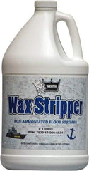 Werth Sanitary Supply - 1 Gal Plastic Bottle Stripper - Use on Resilient Tile, Vinyl Tile - Top Tool & Supply