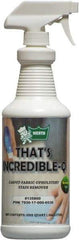 Werth Sanitary Supply - 1 Qt Plastic Bottle Carpet Cleaner - Coconut Breeze Scent, Use on Carpet Cleaning - Top Tool & Supply