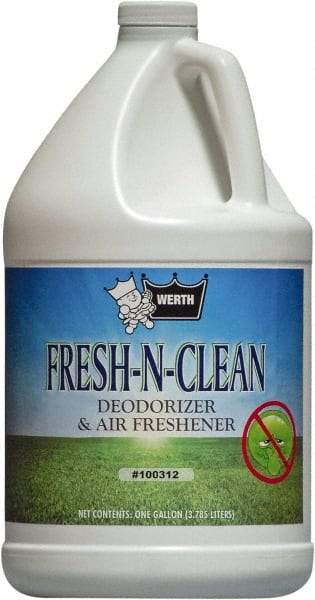 Werth Sanitary Supply - 1 Gal Bottle Odor Neutralizer - Liquid, Fresh Scent, Concentrated, Environmentally Safe - Top Tool & Supply