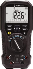 FLIR - DM92, CAT IV, 1,000 VAC/VDC, Digital Multimeter - 40 mOhm, Measures Voltage, Capacitance, Current, Frequency, Resistance, Temperature - Top Tool & Supply