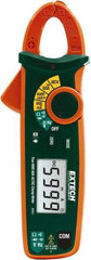 Extech - MA63, CAT III, Digital True RMS Clamp Meter with 0.7" Clamp On Jaws - 600 VAC/VDC, 60 AC/DC Amps, Measures Voltage, Capacitance, Continuity, Current, Frequency, Resistance - Top Tool & Supply