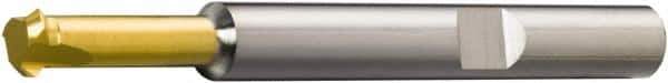 Sandvik Coromant - 326-CH Grade 1025 Carbide Chamfer Milling Tip Insert - TiCN/TiN Finish, 3 Flutes, 5.8mm Cutting Diam, 0.6mm Depth of Cut, 0° Helix - Top Tool & Supply