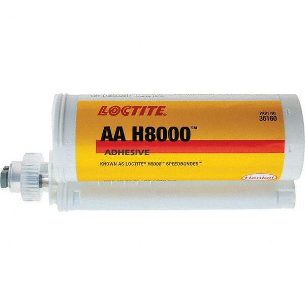 Loctite - 490 mL Cartridge Two Part Methacrylate Adhesive - 30 min Working Time - Top Tool & Supply