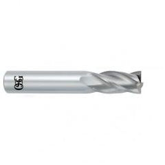 1/4 Dia. x 2-1/2 Overall Length 4-Flute .030 C/R Solid Carbide SE End Mill-Round Shank-Center Cutting-Uncoated - Top Tool & Supply