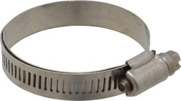 IDEAL TRIDON - SAE Size 28, 1-1/4 to 2-1/4" Diam, Stainless Steel Lined Worm Drive Clamp - Material Grade 316 - Top Tool & Supply