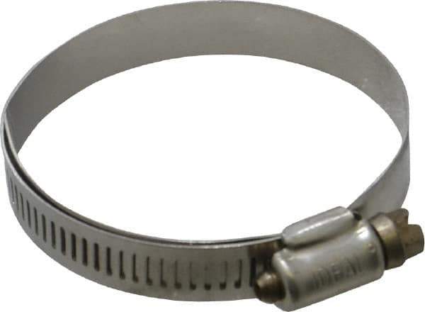 IDEAL TRIDON - SAE Size 36, 1-13/16 to 2-3/4" Diam, Stainless Steel Lined Worm Drive Clamp - Material Grade 316 - Top Tool & Supply