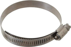 IDEAL TRIDON - SAE Size 40, 2-1/16 to 3" Diam, Stainless Steel Lined Worm Drive Clamp - Material Grade 316 - Top Tool & Supply