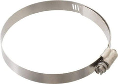 IDEAL TRIDON - SAE Size 52, 2-13/16 to 3-3/4" Diam, Stainless Steel Lined Worm Drive Clamp - Material Grade 316 - Top Tool & Supply