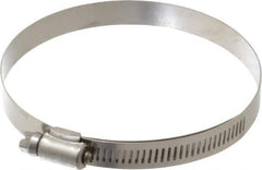 IDEAL TRIDON - SAE Size 60, 3-5/16 to 4-1/4" Diam, Stainless Steel Lined Worm Drive Clamp - Material Grade 316 - Top Tool & Supply