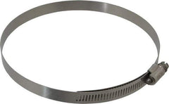 IDEAL TRIDON - SAE Size 88, 5-1/16 to 6" Diam, Stainless Steel Lined Worm Drive Clamp - Material Grade 316 - Top Tool & Supply