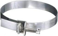 IDEAL TRIDON - SAE Size 104, 1 to 7" Diam, Galvanized Steel Adjustable Strap Worm Drive Clamp - Top Tool & Supply