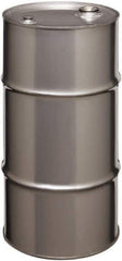 Made in USA - 16 Gallon Cylindrical Stainless Steel Tight Head Drum - 27" High x 14" Diam - Top Tool & Supply