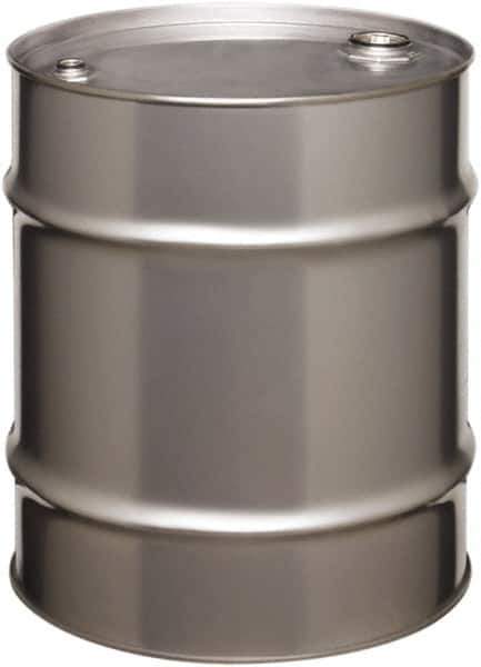 Made in USA - 20 Gallon Cylindrical Stainless Steel Tight Head Drum - 19-1/4" High x 18-1/4" Diam - Top Tool & Supply