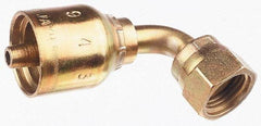 Parker - 1-1/4 Thread Hydraulic Hose Fitting - -20 Hose Size, 1 1/4" Hose Diam - Top Tool & Supply