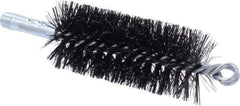 Weiler - 4-1/2" Long x 2" Diam Steel Spiral Brush - Double Spiral, 7-1/2" OAL, 0.012" Wire Diam, 1/4" Shank Diam - Top Tool & Supply