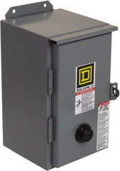 Square D - 208 Coil VAC at 60 Hz, 27 Amp, NEMA Size 1, Nonreversible Enclosed Enclosure NEMA Motor Starter - 3 hp at 1 Phase, 12 Enclosure Rating - Top Tool & Supply