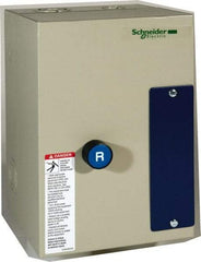 Schneider Electric - 9 Amp, 600 Coil VAC, Nonreversible Enclosed IEC Motor Starter - 1 Phase Hp: 0.3 at 120 VAC, 1 at 240 VAC, 3 Phase Hp: 2 at 208 VAC, 2 at 230 VAC, 5 at 460 VAC, 7.5 at 575 VAC - Top Tool & Supply