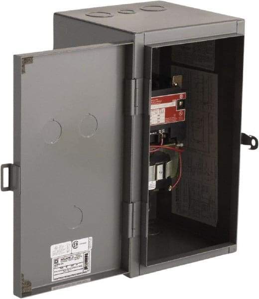 Square D - 1 NEMA Rated, 2 Pole, Mechanically Held Lighting Contactor - 60 A (Tungsten), 110 VAC at 50 Hz, 120 VAC at 60 Hz - Top Tool & Supply