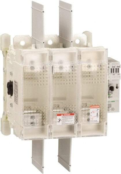 Schneider Electric - 3 Pole, 600 Volt, 400 Amp, Pressure Plate Fuse Holder - Compatible with J Class, 259mm Wide Fuse - Top Tool & Supply