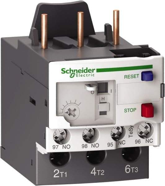 Schneider Electric - 3 Pole, NEMA Size 1, 23 to 32 Amp, 690 VAC, Thermal NEMA Overload Relay - Trip Class 20, For Use with LC1D25, LC1D32 and LC1D38 - Top Tool & Supply