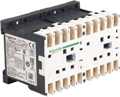 Schneider Electric - 3 Pole, 24 Coil VAC at 50/60 Hz, 12 Amp at 440 VAC, 16 Amp at 690 VAC and 20 Amp at 440 VAC, Reversible IEC Contactor - BS 5424, CSA, IEC 60947, NF C 63-110, RoHS Compliant, UL Listed, VDE 0660 - Top Tool & Supply