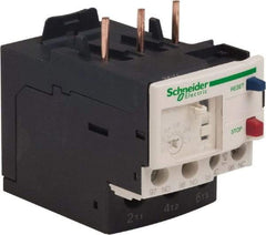 Schneider Electric - 3 Pole, NEMA Size 00-1, 0.63 to 1 Amp, 690 VAC, Thermal NEMA Overload Relay - Trip Class 20, For Use with LC1D09, LC1D12, LC1D18, LC1D25, LC1D32 and LC1D38 - Top Tool & Supply