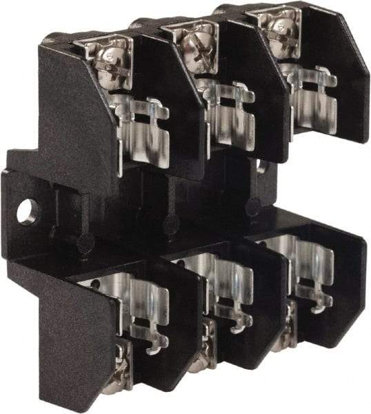 Square D - 3 Pole, 250 Volt, 30 Amp, Surface Mount Fuse Holder - Compatible with H Class Fuse - Top Tool & Supply