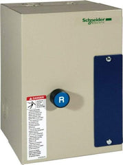 Schneider Electric - 3 Pole, 12 Amp, 24 Coil VAC, Nonreversible Enclosed IEC Motor Starter - 1 Phase Hp: 0.5 at 120 VAC, 2 at 240 VAC, 3 Phase Hp: 10 at 575 VAC, 3 at 208 VAC, 3 at 230 VAC, 7.5 at 460 VAC - Top Tool & Supply