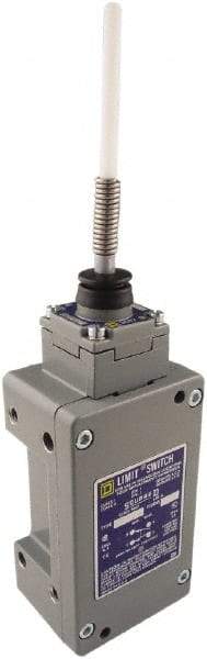 Square D - SPDT, NC/NO, 600 Volt, Screw Terminal, Cat Whisker Actuator, General Purpose Limit Switch - 1, 2, 4, 6, 12, 13, 6P NEMA Rating, IP67 IPR Rating - Top Tool & Supply