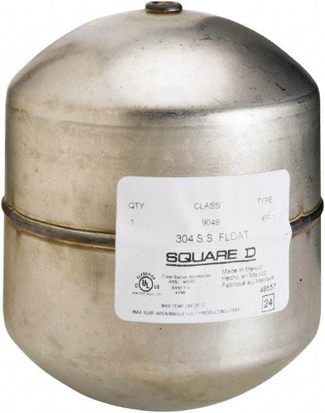 Square D - Pressure and Level Switch Float - For Use with 9037E, 9038D, RoHS Compliant - Top Tool & Supply