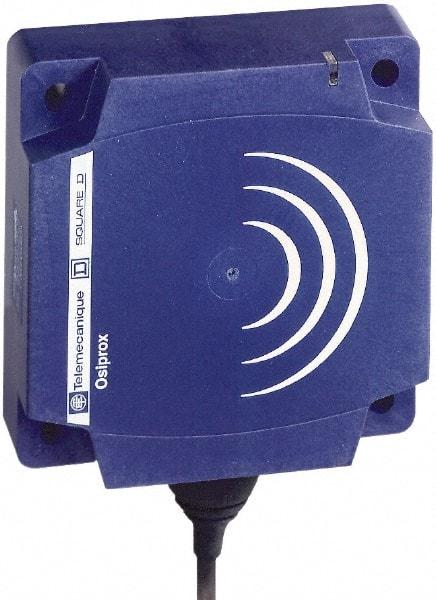 Telemecanique Sensors - NPN, PNP, NC, Flat, Inductive Proximity Sensor - 2 Wires, IP68, 12 to 24 VDC, 80mm Wide - Top Tool & Supply