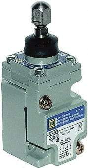 Square D - SPDT, NC/NO, 600 Volt Screw Terminal, Plunger Actuator, General Purpose Limit Switch - 1, 2, 4, 6, 12, 13, 6P NEMA Rating, IP67 IPR Rating - Top Tool & Supply