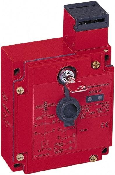 Telemecanique Sensors - 2NO/NC Configuration, 110/240 VAC, Multiple Amp Level, Metal Key Safety Limit Switch - 98mm Wide x 44mm Deep x 146mm High, IP67 Ingress Rating - Top Tool & Supply