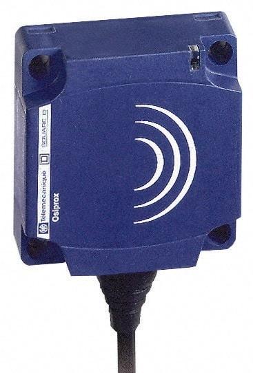 Telemecanique Sensors - NPN, PNP, Flat, Inductive Proximity Sensor - 2 Wires, IP68, 12 to 24 VDC, 40mm Wide - Top Tool & Supply