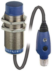 Telemecanique Sensors - NPN, 11 to 18mm Detection, Cylinder, Inductive Proximity Sensor - 3 Wires, IP67, IP69, 12 to 24 VDC, M30x1.5 Thread, 63mm Long - Top Tool & Supply